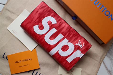 supreme x lv wallet cheap|real supreme wallet.